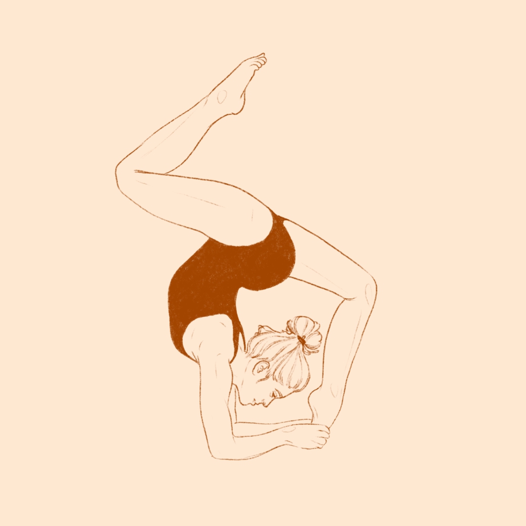 Yoga Illustration Pose